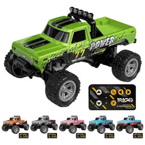 【New Arrival】1/64 Remote Control Car All Terrain Remote Control Truck 2.4GHz Electric Vehicle Toy Christmas Birthday Gift for Kids