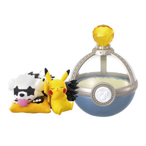 Pokemon Dreaming Case 4 Lovely Midnight Hour~Pikachu & Zigzaoon (Galar Form)
