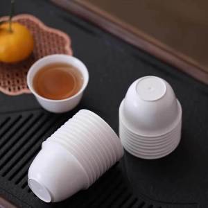 TINGSIMENG | Eco-friendly Aromatic High-grade Tea Cups with Stand