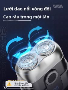 MONLEYTA | Máy tỉa lông cừu điện mini di động của Đức dành cho nam 2025 mẫu sạc mới Máy cạo râu nhỏ bằng thép không gỉ