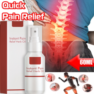 Original Instant Pain Relief Spray Ubat Sakit Lutut Dan Sendi Knee Pain Relief Soothes Back Joint Muscle Pain Body Care 60ML