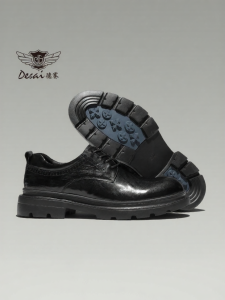 DESAI | Elevating Thick-soled Leather Derby Shoes