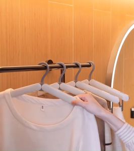 DXL Folding Clothes Hanger Portable Travel Clothes Hanger Dormitory For Students Folding Clothes Drying Rack Clothes Hanger