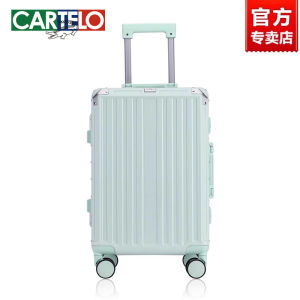 Trendy Aluminum Frame Luggage Suitcase Password Lock Mens 20 Inch Boarding Large Capacity Travel Suitcase New Model