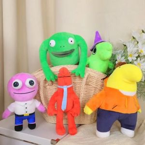 Bandai | HOT Smiling Friends Plush Toys Mr Frog Children Stuffed Doll Toy Kawaii Home Decoration Doll Gifts Smiling Friends Toy