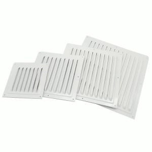 Metal Louver Air Vents Grille Ventilation Covers Aluminum Grilles Duct Heating Cooling Vents Plate Insect Screen Cover Air Vents