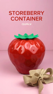 Storeberry container กล่องใส่ของ ที่ใส่ของอเนกประสงค์ ดีไซน์ สตรอว์เบอร์รี Qualy (ควอลี่)