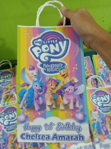 10pcs my little pony d2 theme customized lootbags