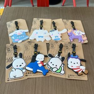Creative Travel Supplies Puppy Pacha Dog Cinnamoroll Babycinnamoroll Small White Dog Flexible Glue Luggage Tag/Check-in Tag/Identification Card