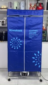 Tủ Sấy Quần Áo Nineshield Sấy khô lên đến 15kg Quần Áo Công Suất 1300W - Bảo hành 12 tháng - Tặng kèm điều khiển Tủ Sấy Quần Áo Màu Xanh Đậm Và Xám - Lazada