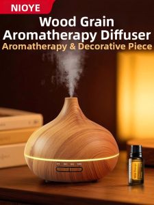 NIOYE | Quiet Aromatherapy Humidifier with Colorful Mood Lights and Automatic Scent Diffusion