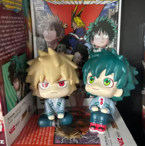 Bandai | 10cm Boku No Hero Academia Action Figure - PVC Collection Toy of Bakugo Katsuki Midoriya Izuku & Todoroki Shoto