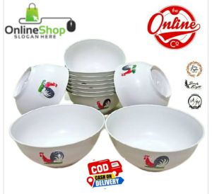 Mangkuk ayam/mangkuk bakso/mangkuk bubur plastik uk 7dm