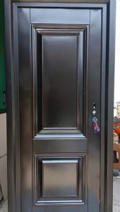 Pintu Baja Single Full Set Lengkap Anti Karat / Pintu Utama / Kamar / Kamar Mandi (Daun Pintu + Kusen + Kunci + Handel + Engsel