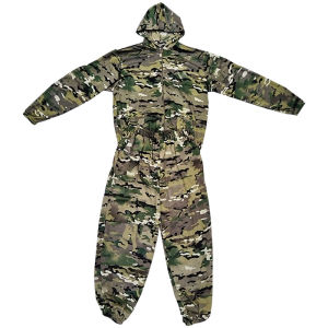 Outdoor Grid Tactical Set Summer Mesh Breathable Hoodie Camping Travel Lightweight Hooded Jacket & Pants Men Hunting Suit