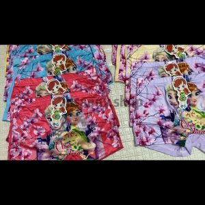 Girls Cartoon Character Shorts Boyleg Underwear For Kid 2-10yrs 12pcs-6pcs