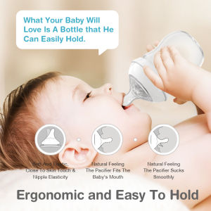 Dr.isla Botol Susu Baby Feeding Bottle wide Neck Botol Susu Newborn(11oz/8oz/5oz) PP15