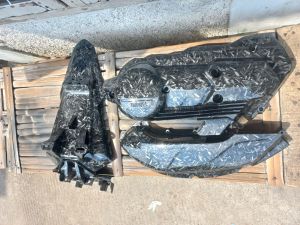 spakbor belakang tutup filter dan tutup cvt aerox new karbon forget