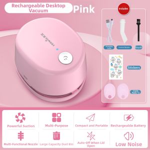 SHANGJIA | Automatic Cleaning Dust Extraction Station High Suction Desk Vacuum for School Supplies