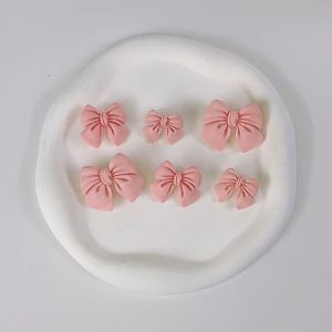 6Pcs Summer Fashion Shoe Charms Set for Sandals Clogs DIY Accessories Cute Bow ABS Shoes Buckle Decorations for Women Girls