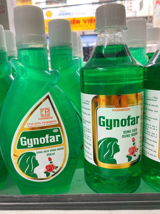 Dung dịch vệ sinh GYNOFAR pharmadic (hàng mới,date xa)