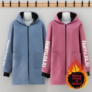 Thick Warm Waterproof Long Sleeve Apron