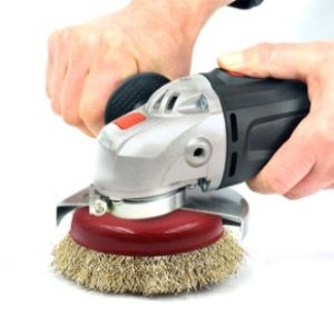 (Ready Stock)Angle grinder steel wire brush grinding derusting deburring polishing cleaning steel wire wheel copper plated steel wire brush