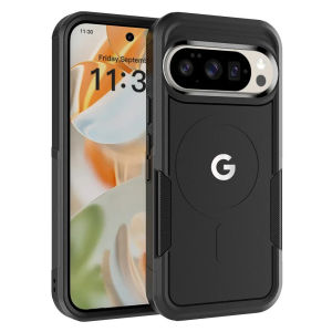 Premium 2IN1 Heavy Armor For Magsafe Magnetic Charging Case For Google Pixel 10 9 Pro XL Shockproof PC+TPU Matte Protector Cover