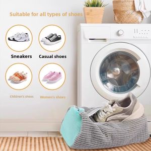 Machine Washable Shoe Bag Non-Damaging Shoe Cover Laundry Care Bag for Home Washing Machine Special Shoe Cleaning Tool