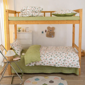 Dorm Student Single Bed 6 Pieces Set