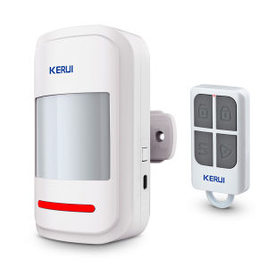 KERUI HW19 PIR Motion Sensor เครื่องตรวจจับเสียงปลุก/Doorbell แหวนรีโมทคอนโทรลแขน/ปลดอาวุธ SOS สําหรับผู้สูงอายุเด็ก