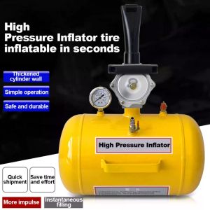 CHUANGCHAO Inflator Tire High-Pressure Inflation Tube Blasting Tire Repair Tool Cart Vacuum Tire Repair Tool - Bead Blaster Tire Seater 3/5/10 Gallon