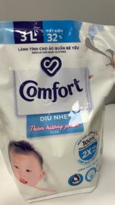 Nước xả vải Comfort dịu nhẹ thơm hương phấn 3L