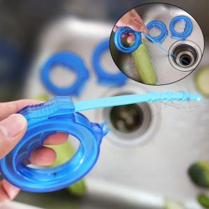 Kitchen Sink Unblocker Pipe Cleaning Hook Retractable Rubber Hose Under Toilet Drain Cleaner Tool