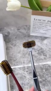 Makayo กล่องเก็บหัวแปรงสีฟัน พกพาและกะทัดรัด ใส กันฝุ่น กล่องเก็บหัวแปรงสีฟันกันน้ํา Toothbrush Head Clip