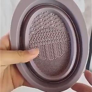 ที่ล้างแปรงแต่งหน้าซิลิโคนเกรดดี พับเก็บได้อย่างมิดชิด CM0011