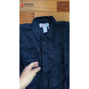 Arroman Premium 100% Preshrunk Cotton Coverall 200gsm with lime green reflector