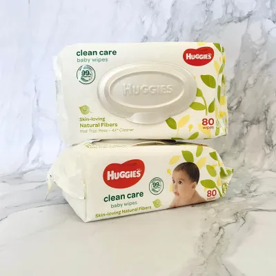 Huggies Baby Wipes Clean Care (80s x 1 pack / 2packs)