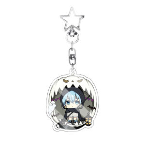 Bandai | Móc Khóa Nhân Vật Bí Ngô Halloween Phiên Bản Q Blue Lock Mikage Reo Nagi Seishiro Chigiri Hyoma Hoạt Hình Mặt Dây Chuyền Acrylic Cho Bữa Tiệc