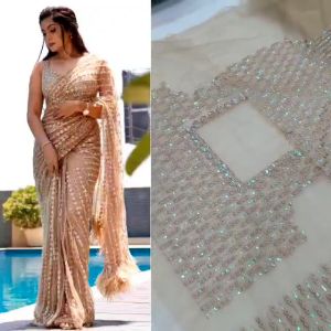 [PRE-ORDER] New Partywear Bollywood BlockBuster Design Launching Sequence Sarees [delivery time 12 days]