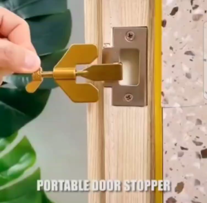 XIN Portable Door Lock Safety Travel Penahan Pintu HM penahan