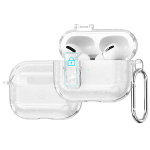 AirPods 4ล็อคกล่องการออกแบบความปลอดภัยสวิตช์สร้างสรรค์กุญแจกันขโมยเคส TPU กันกระแทกสำหรับ AirPods Pro 2/4ชาร์จไร้สาย