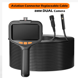 Handheld Endoscope Camera 4.3 Inch Screen 2M-100M HD1080P 8MM/5.5MM Front Side Single Dual Lens Pipeline Inspection Borescope