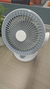 2025 (3 Years Warranty) NOCCIiIi Table Fan 3M Long Cord Silent Desk Fan Dorm Home Desktop Fan Air Circulation Fan Turbo Technology Automatic Head Fan 3 Speed Regulation Fan