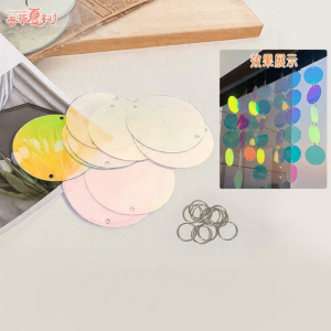 Educational Craft Materials Colorful Hexagonal PVC Decorations