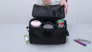 Storage Bag for Outdoor Camping Gas Tank Storage Bag Large Capacity Ground Nail Tool Bag Gas Container Picnic Cookware