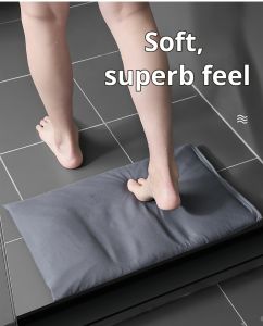 Diatomaceous earth toilet floor mat bathroom doorway absorbent foot mat home supplies bathroom mat