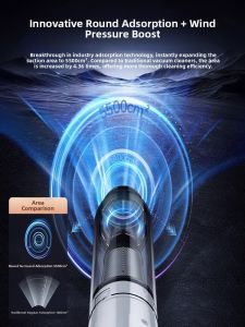 HELLOLEIBOO | Car Vacuum Cleaner Handheld Wireless Charging High Inlet Power 2025 New Model Home And Car Use Dust Collector Air Blower