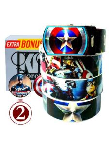 Sabuk/Ikat pinggang anak TK SD Captain America 01 bahan berkualitas.Trendi & kekinian untuk fashion.