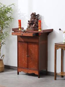 Entrance Table Buddha Altar Cabinet Buddha Table Altar Console Table Prayer Table Buddna Shrine Cabinet Antique Altar with Door Clothes Closet 神台桌